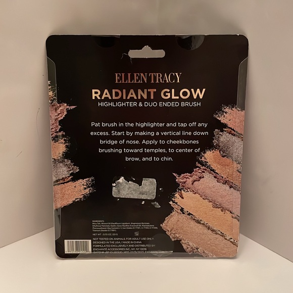 ELLEN TRACY Radiant Glow highlighter & duo ended brush. Mix & Match 5 colors - Picture 8 of 17